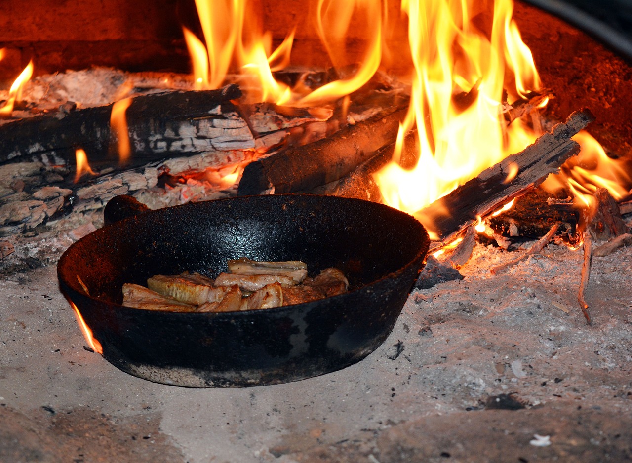 Burnt fry pan